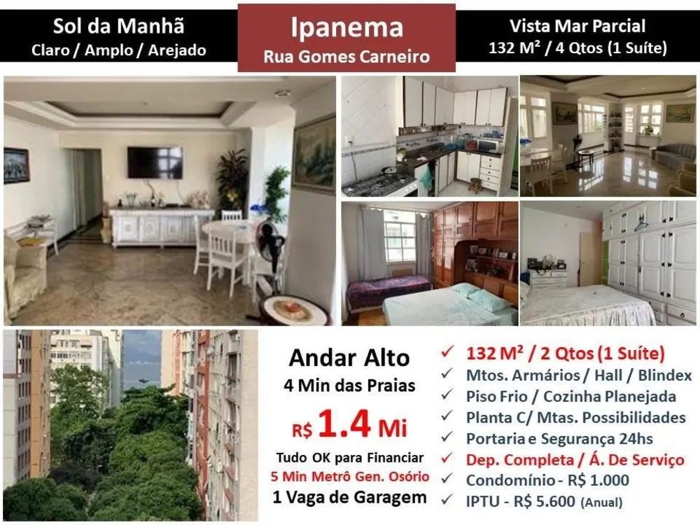 Apartamento, 2 quartos, 132 m² - Foto 1