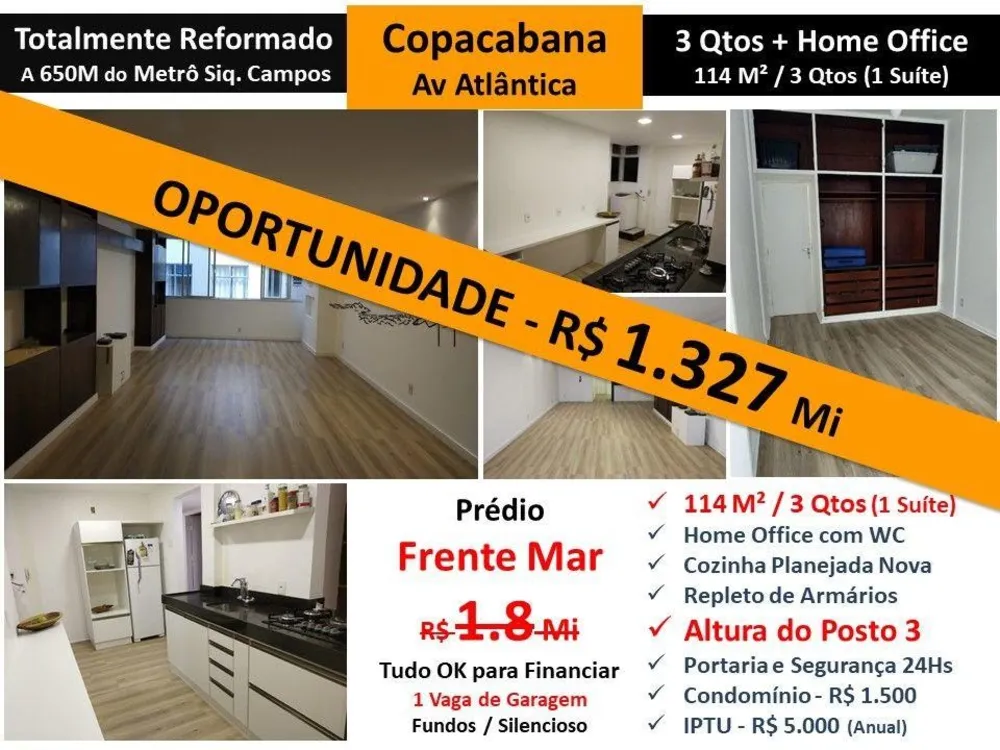 Apartamento, 3 quartos, 114 m² - Foto 1