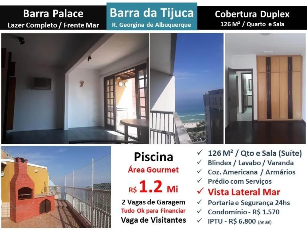 Cobertura, 1 quarto, 126 m² - Foto 1