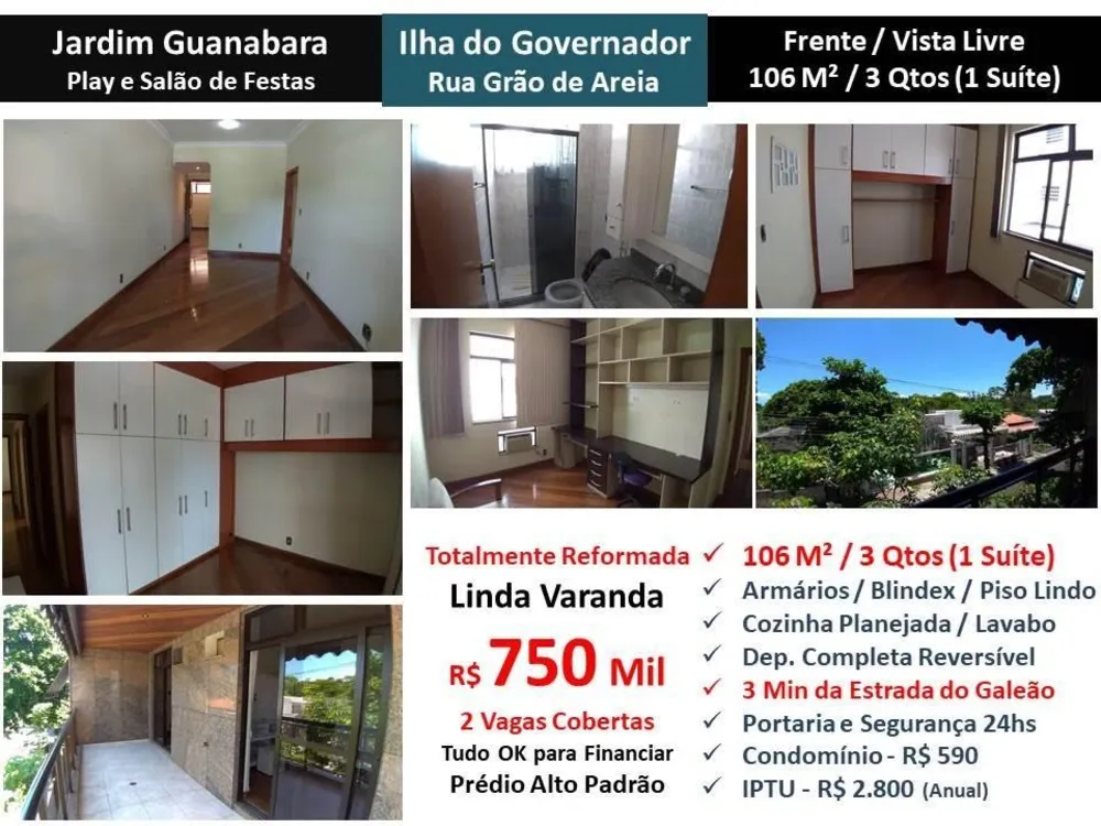 Apartamento, 3 quartos, 106 m² - Foto 1