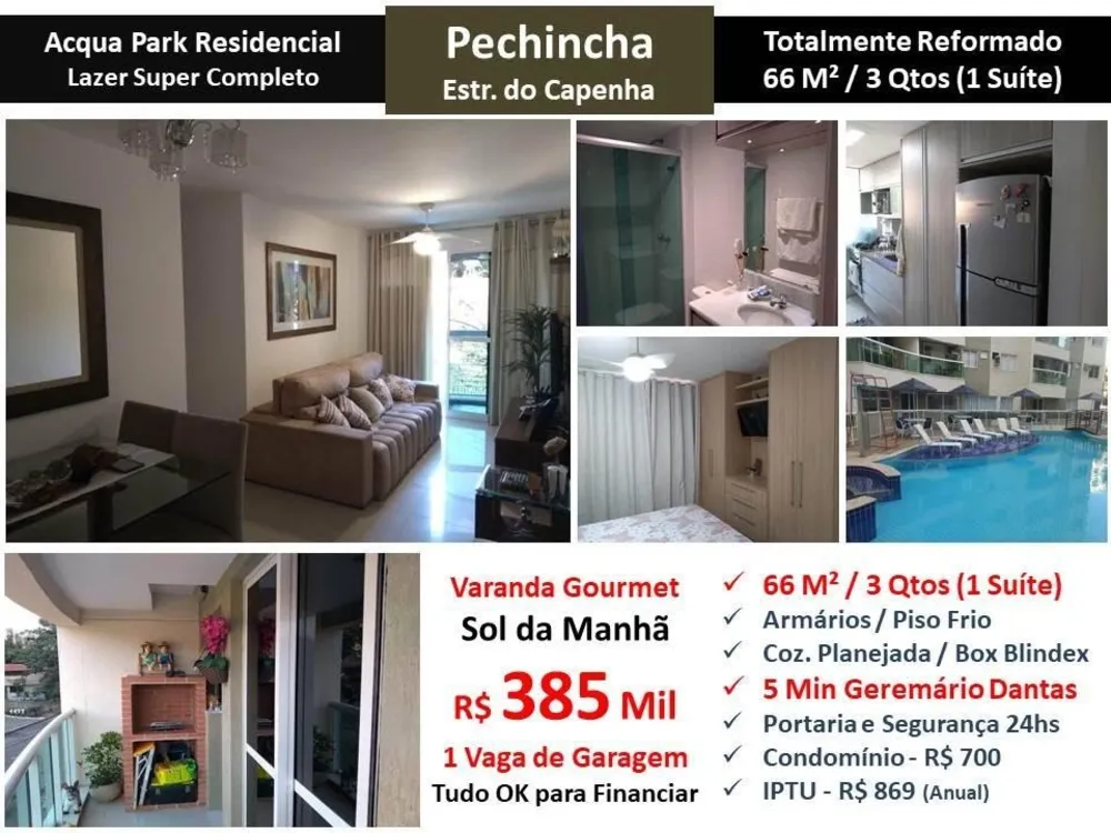 Apartamento, 3 quartos, 66 m² - Foto 1