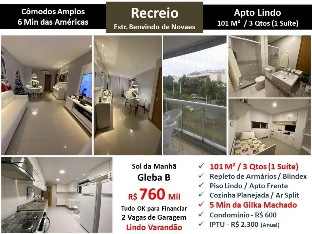 Apartamento, 3 quartos, 101 m² - Foto 3
