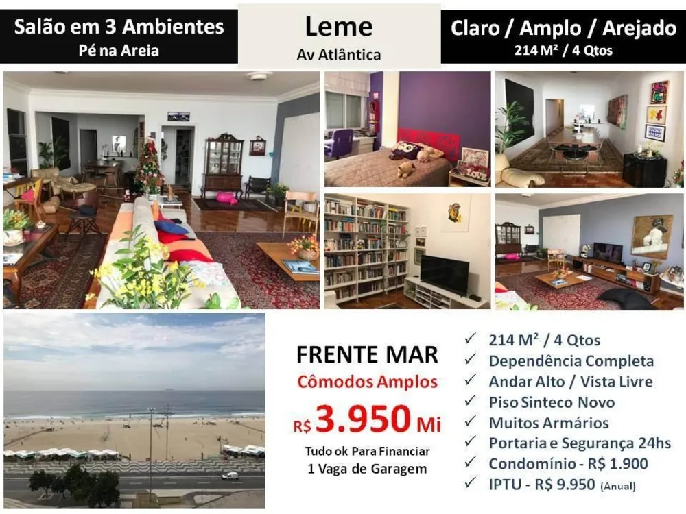 Apartamento, 4 quartos, 214 m² - Foto 1