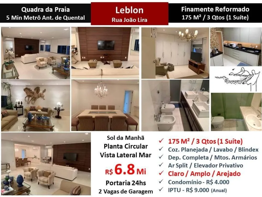Apartamento, 3 quartos, 175 m² - Foto 1