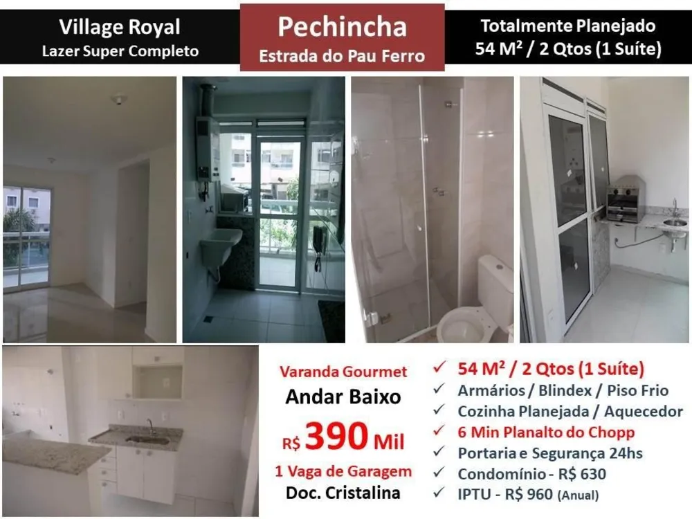 Apartamento, 2 quartos, 54 m² - Foto 1