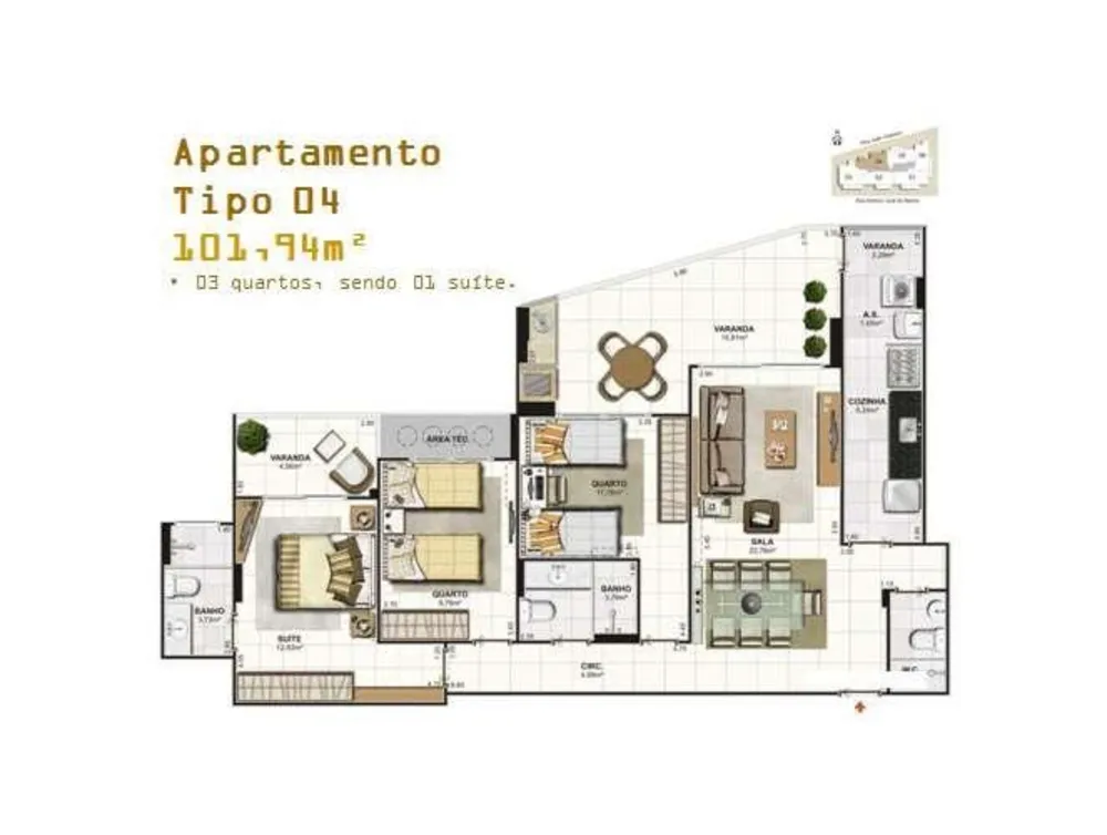 Apartamento, 3 quartos, 118 m² - Foto 31