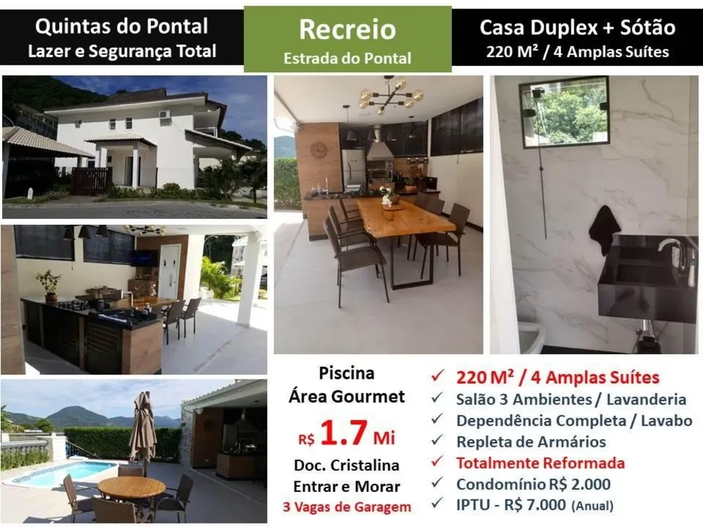 Casa, 4 quartos, 220 m² - Foto 1
