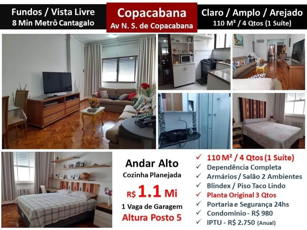 Apartamento, 4 quartos, 110 m² - Foto 1