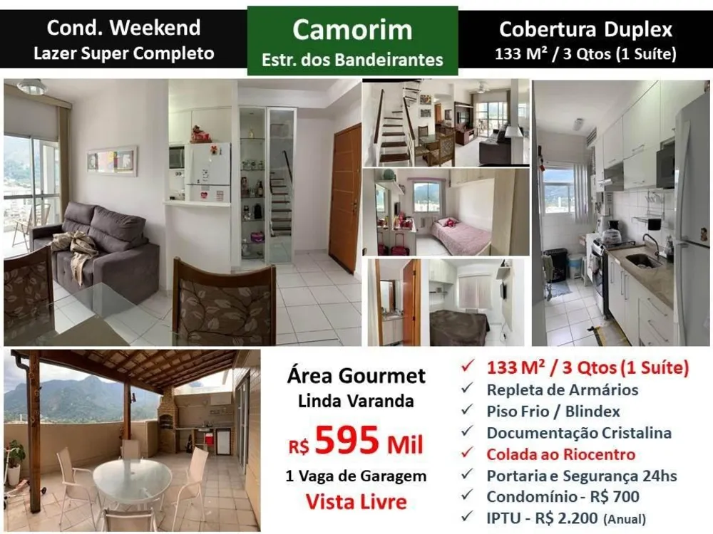 Cobertura, 3 quartos, 133 m² - Foto 1
