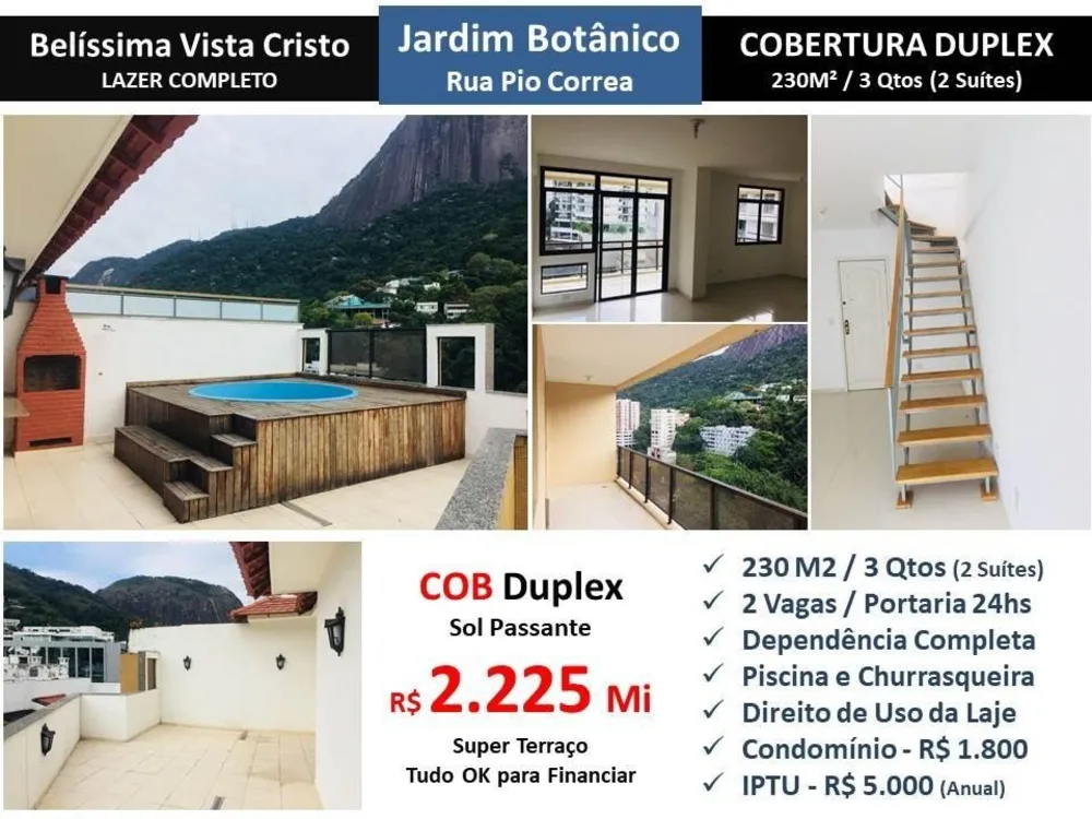 Cobertura, 3 quartos, 230 m² - Foto 1