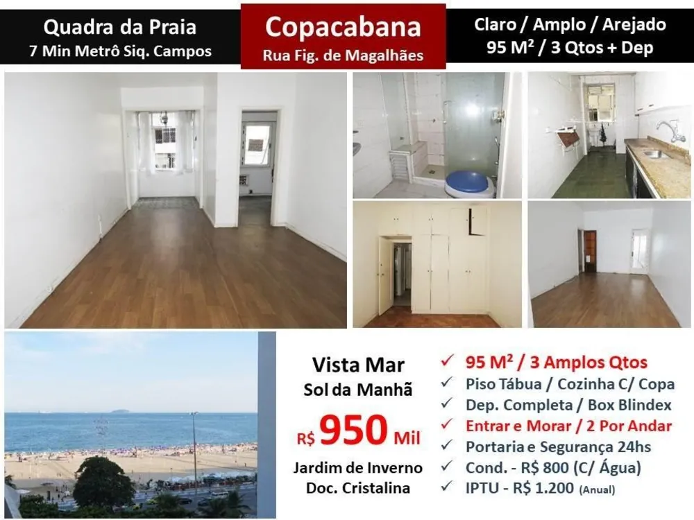 Apartamento, 3 quartos, 95 m² - Foto 1