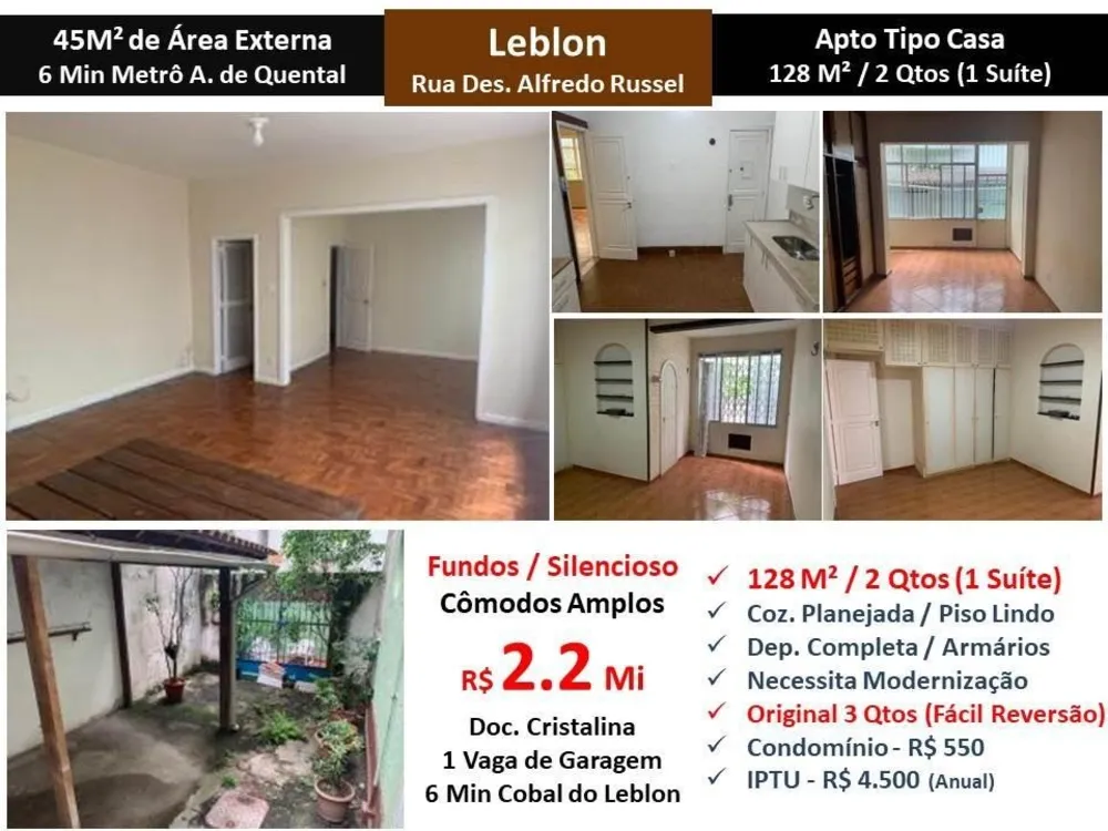 Apartamento, 2 quartos, 128 m² - Foto 1