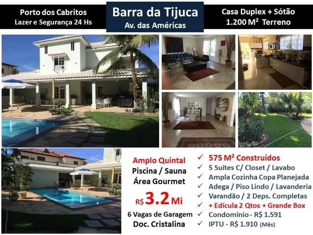 Casa, 5 quartos, 1200 m² - Foto 1