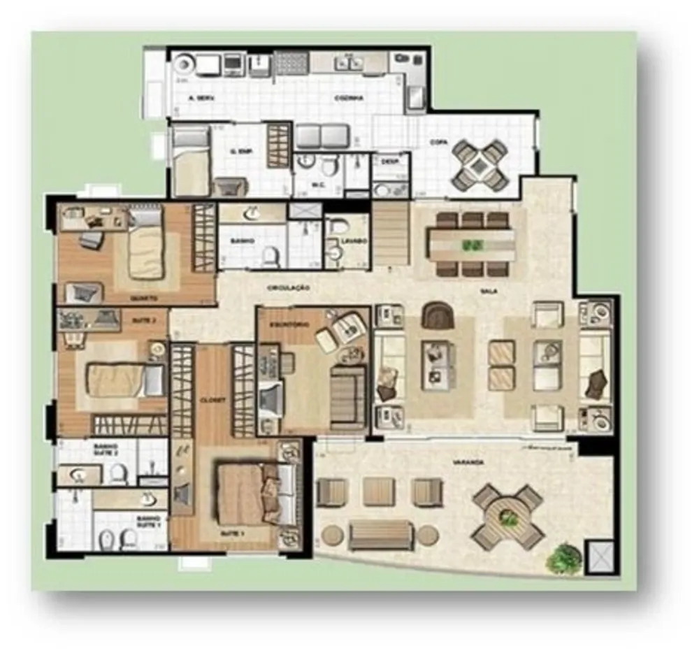 Apartamento, 5 quartos, 231 m² - Foto 5