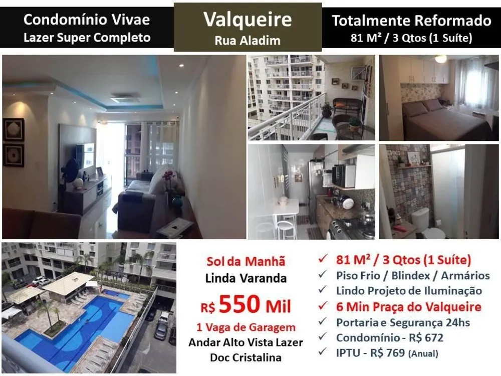 Apartamento, 3 quartos, 81 m² - Foto 1