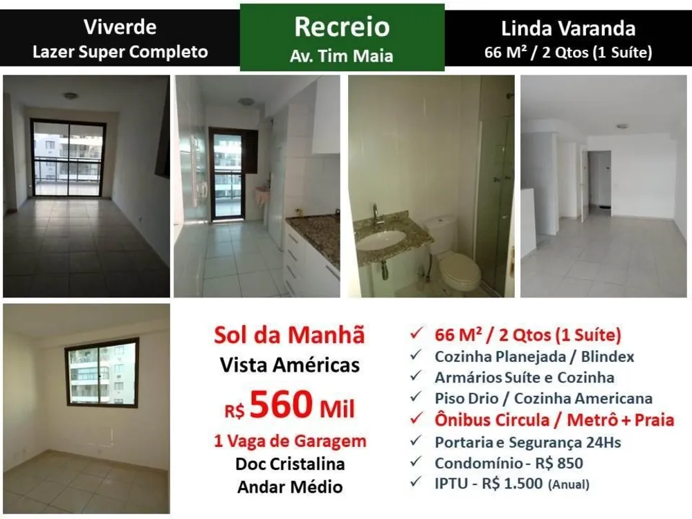 Apartamento, 2 quartos, 66 m² - Foto 1