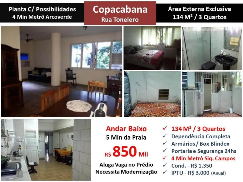 Apartamento, 3 quartos, 134 m² - Foto 1