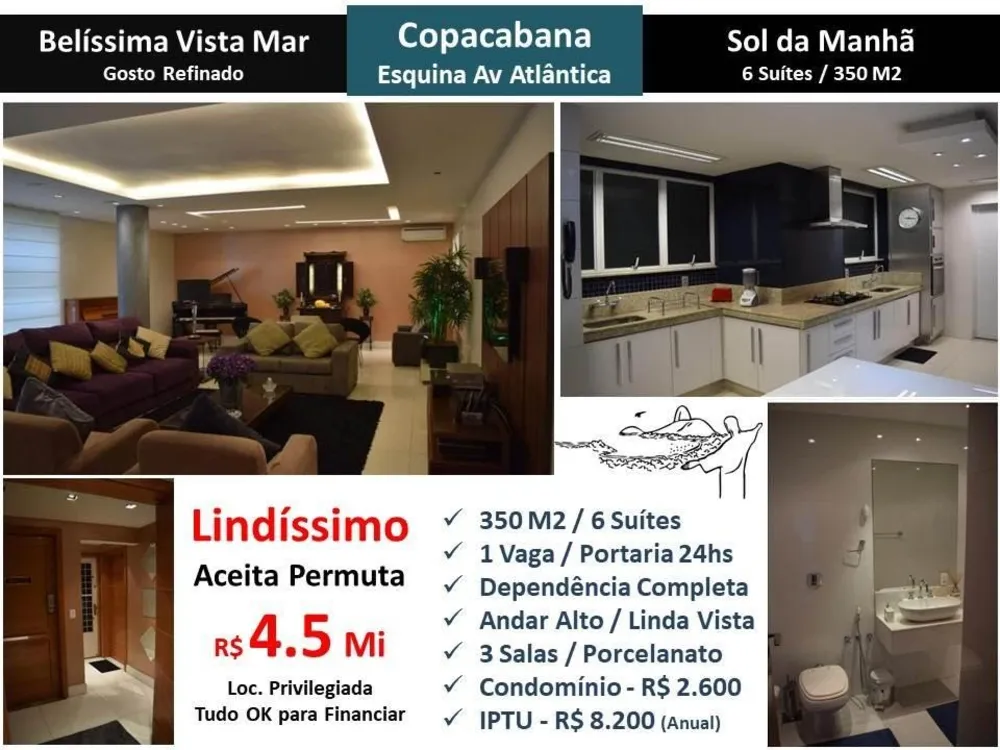 Apartamento, 6 quartos, 350 m² - Foto 1