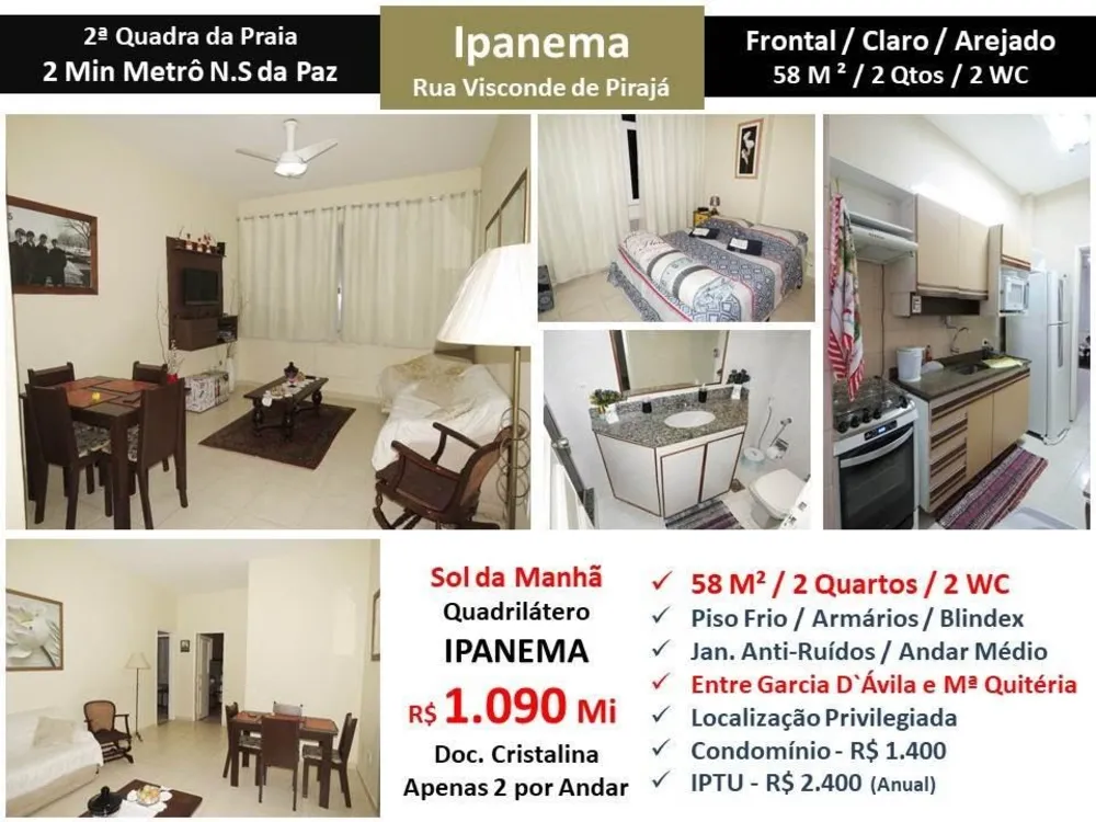 Apartamento, 2 quartos, 58 m² - Foto 1