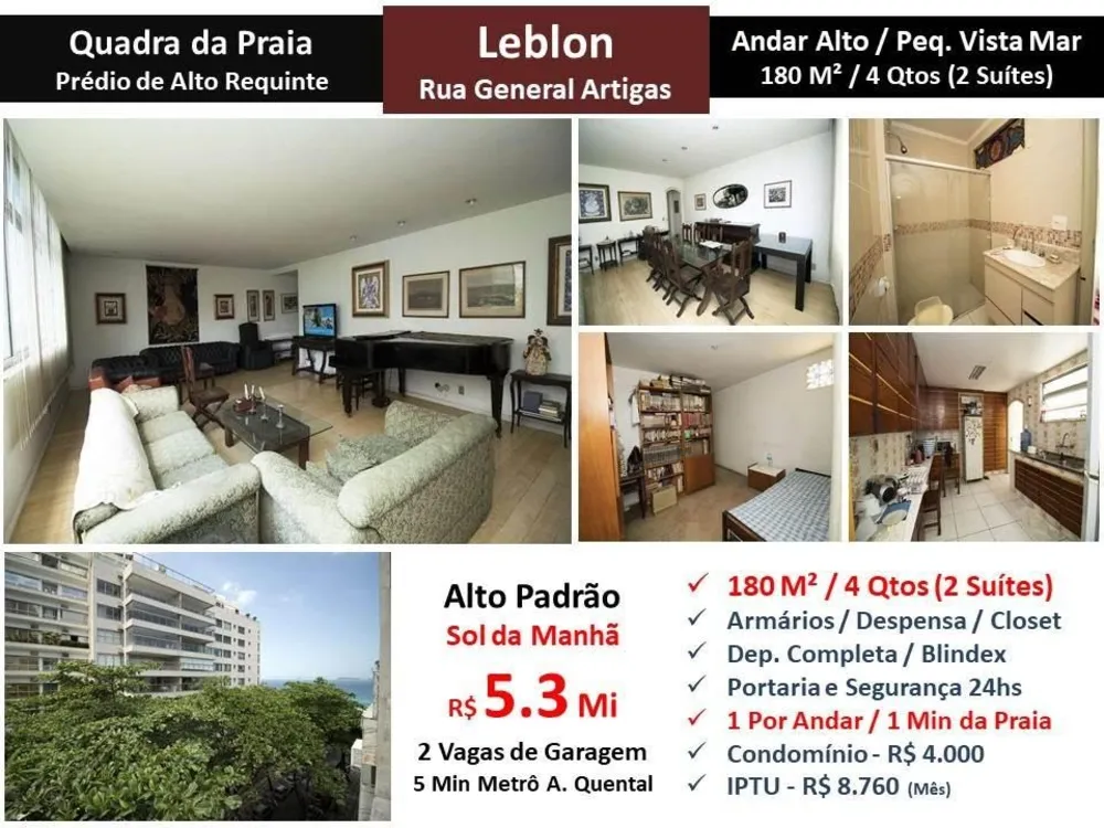 Apartamento, 4 quartos, 180 m² - Foto 1