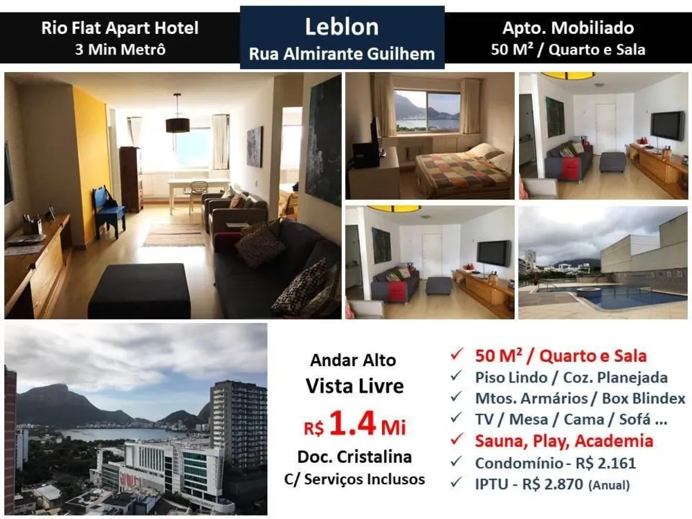 Apartamento, 1 quarto, 50 m² - Foto 1