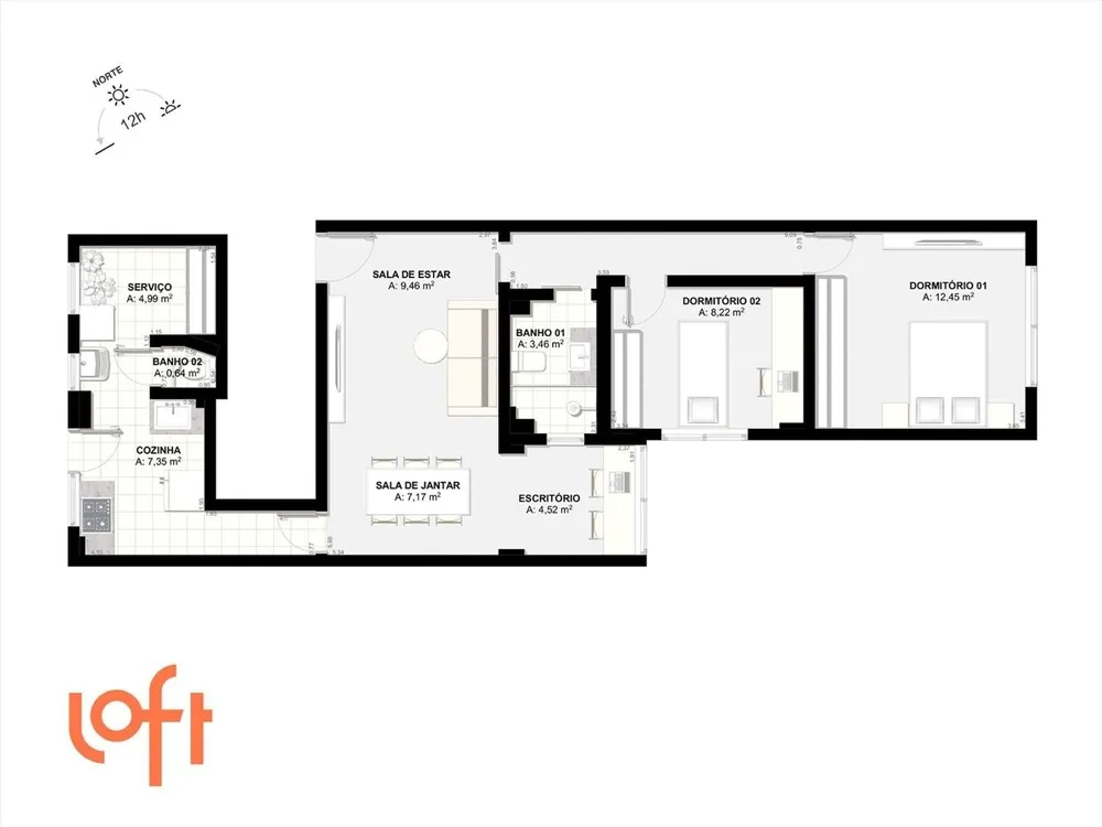 Apartamento, 2 quartos, 70 m² - Foto 22