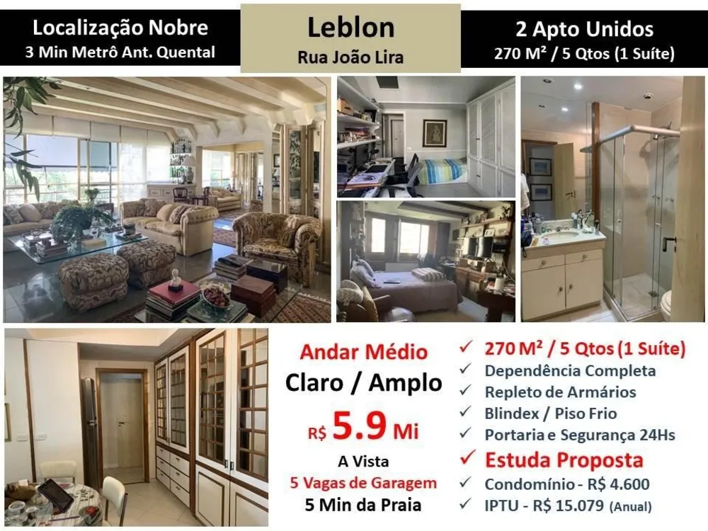 Apartamento, 5 quartos, 270 m² - Foto 1