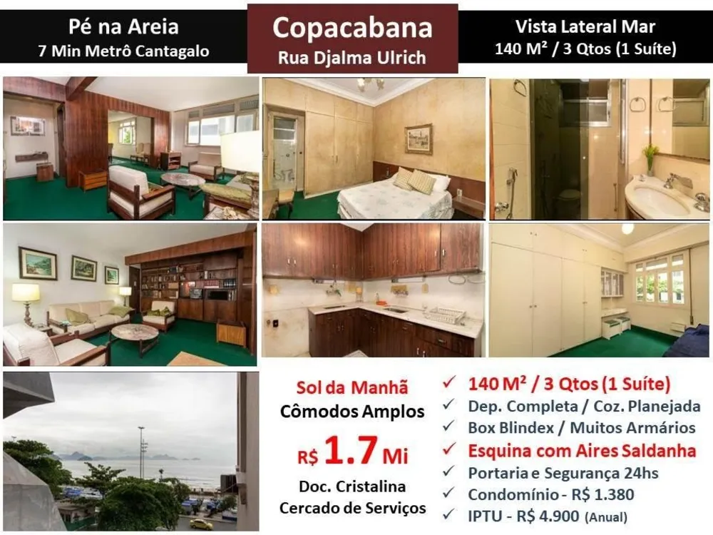 Apartamento, 3 quartos, 140 m² - Foto 1