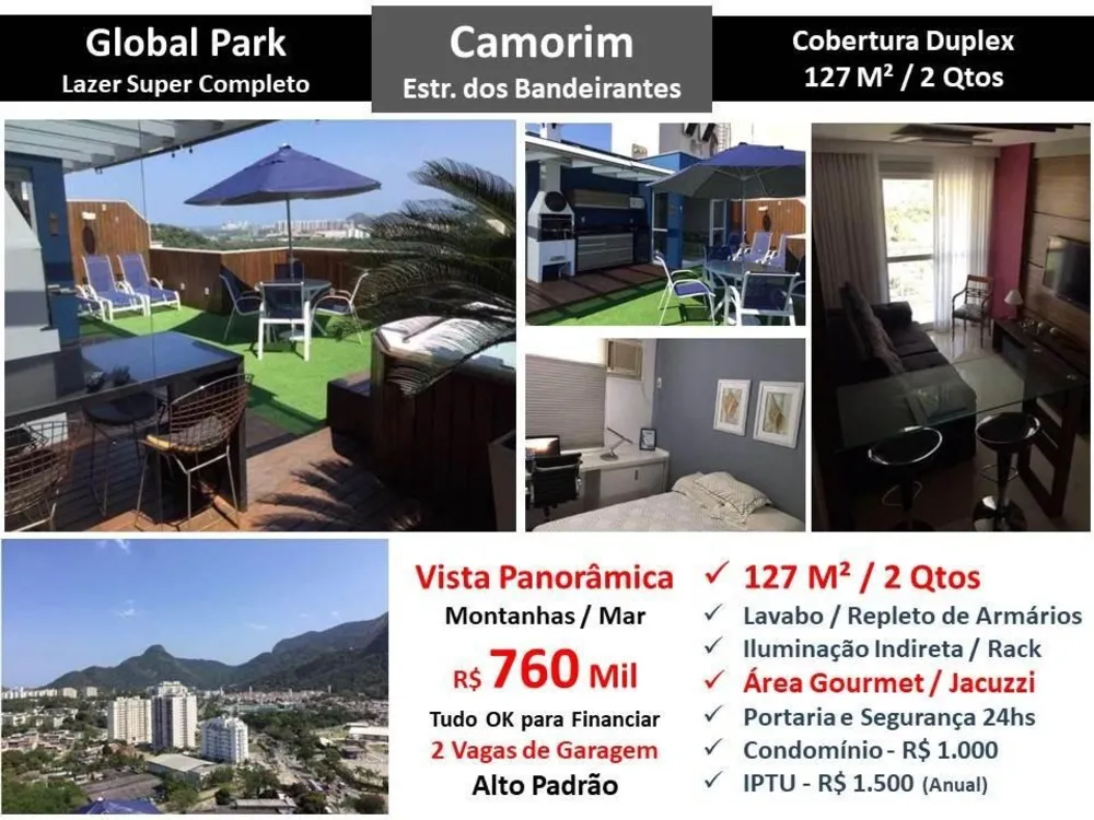 Cobertura, 2 quartos, 127 m² - Foto 1