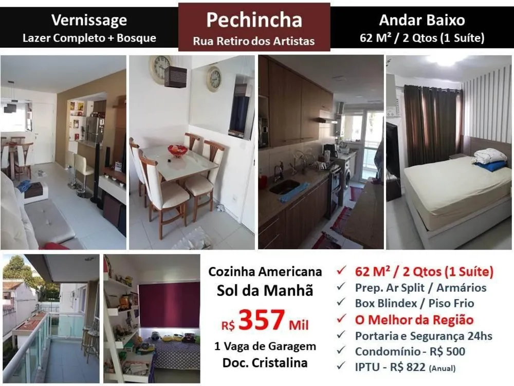 Apartamento, 2 quartos, 62 m² - Foto 1