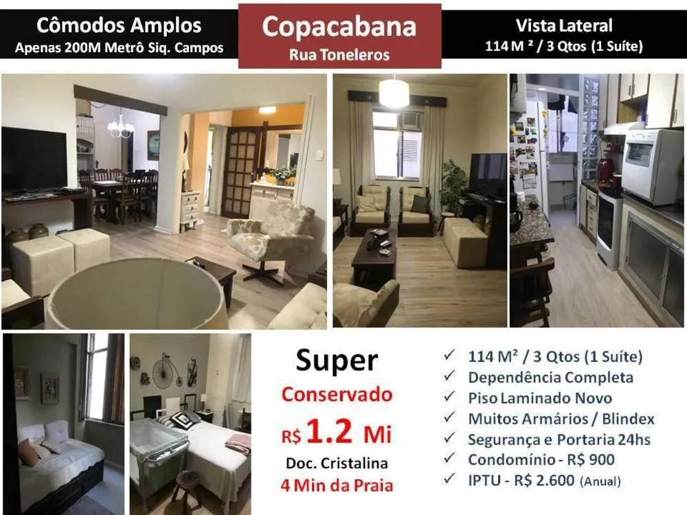 Apartamento, 3 quartos, 114 m² - Foto 1