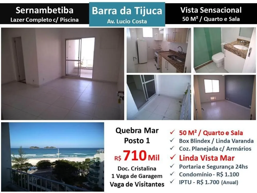 Apartamento, 1 quarto, 50 m² - Foto 1