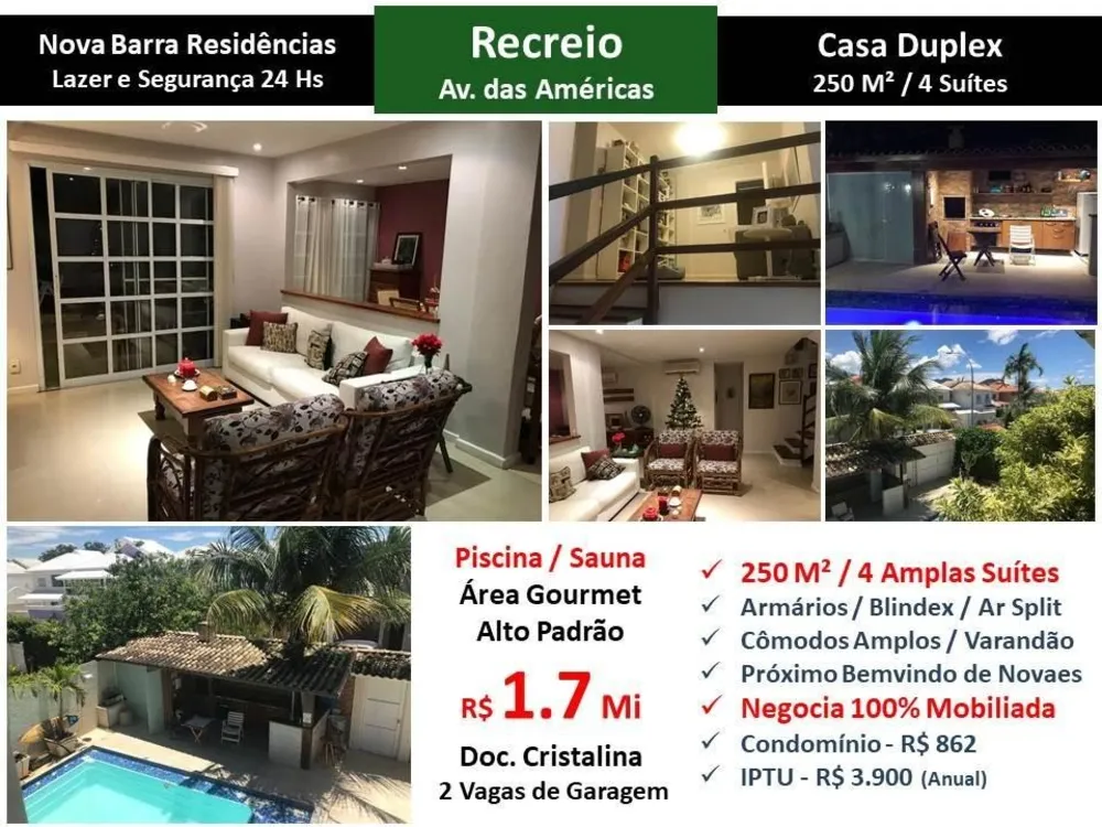 Casa, 4 quartos, 250 m² - Foto 1
