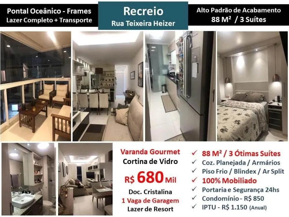 Apartamento, 3 quartos, 88 m² - Foto 1