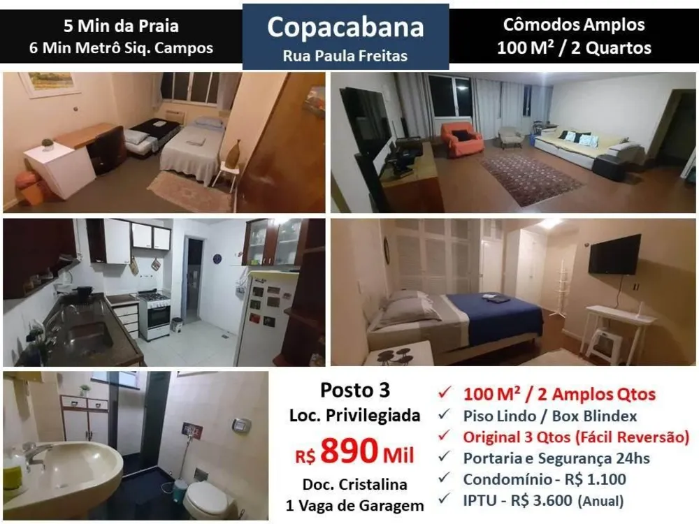 Apartamento, 2 quartos, 100 m² - Foto 2