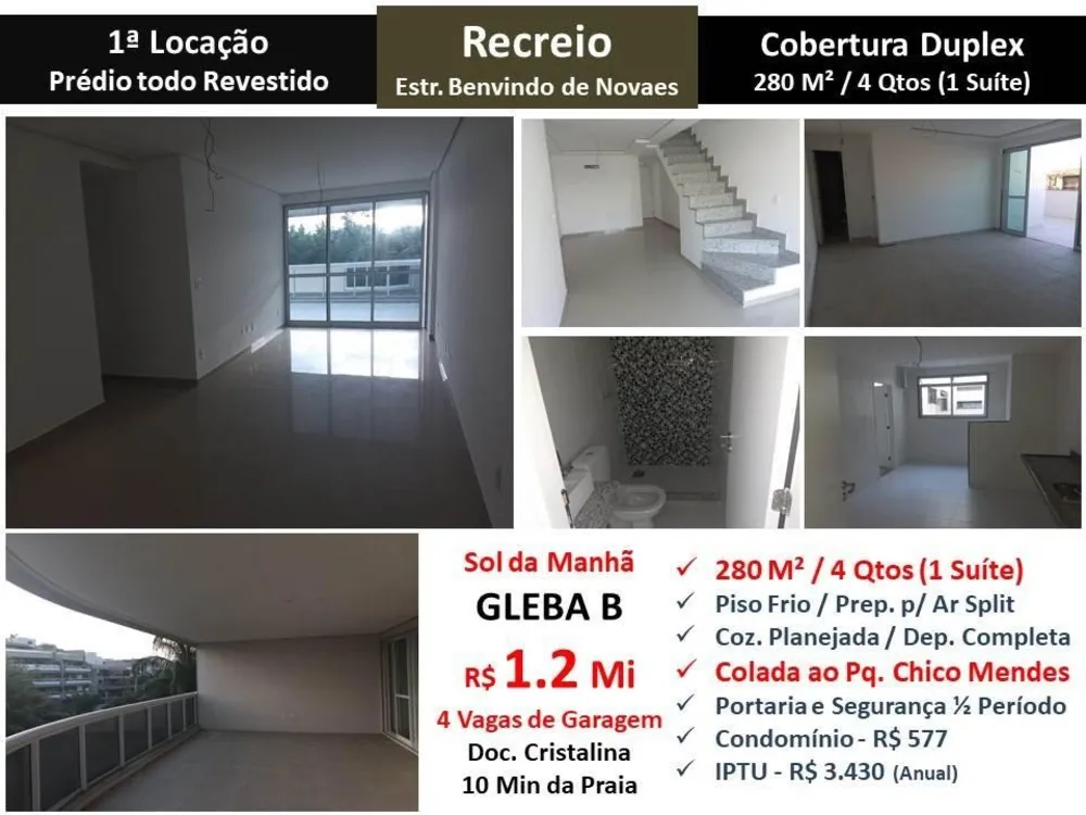 Cobertura, 4 quartos, 280 m² - Foto 1