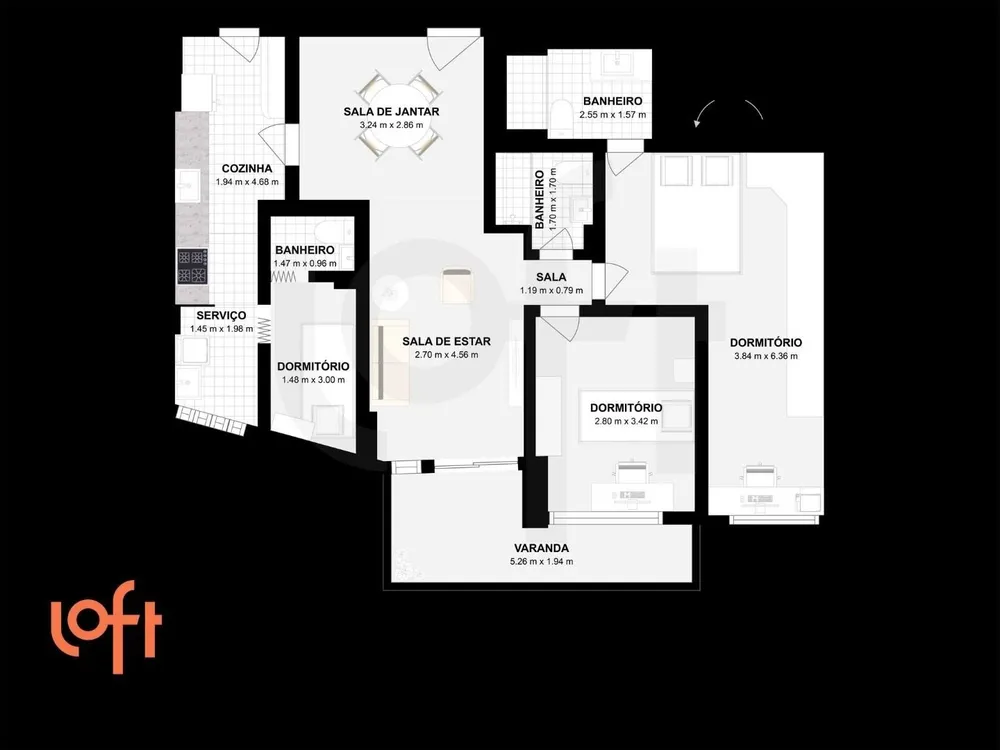 Apartamento, 2 quartos, 86 m² - Foto 20