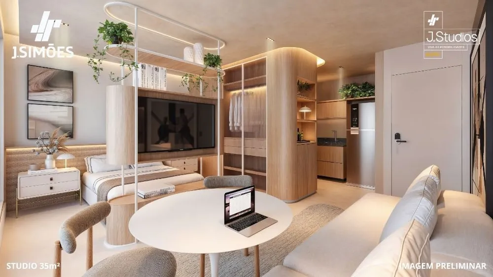 Apartamento, 1 quarto, 27 m² - Foto 2