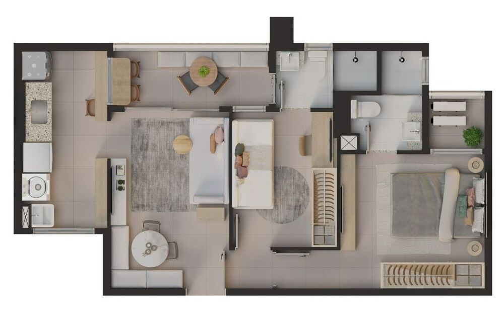 Apartamento, 2 quartos, 49 m² - Foto 10