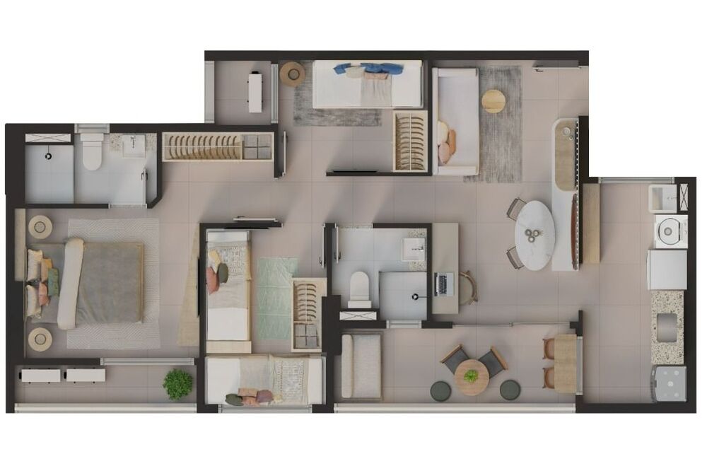 Apartamento, 2 quartos, 49 m² - Foto 11