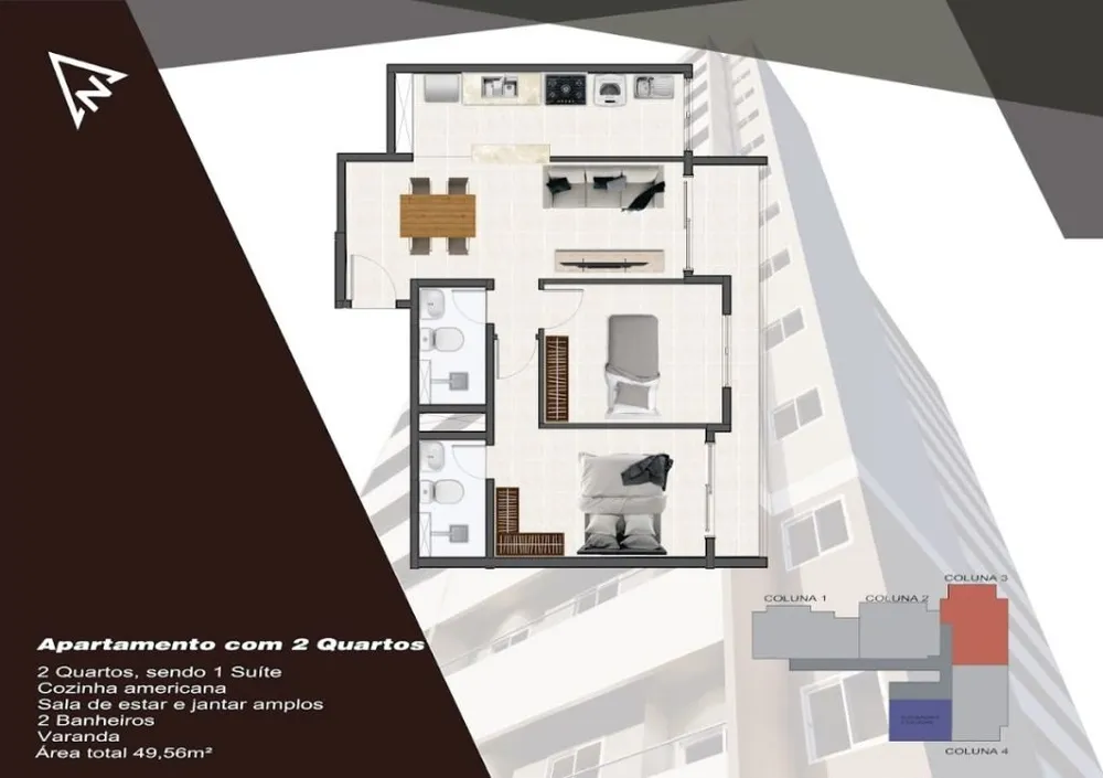 Apartamento, 2 quartos, 48 m² - Foto 10