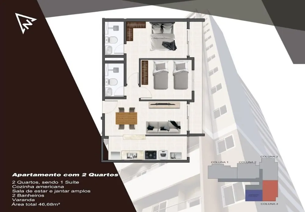 Apartamento, 2 quartos, 48 m² - Foto 11