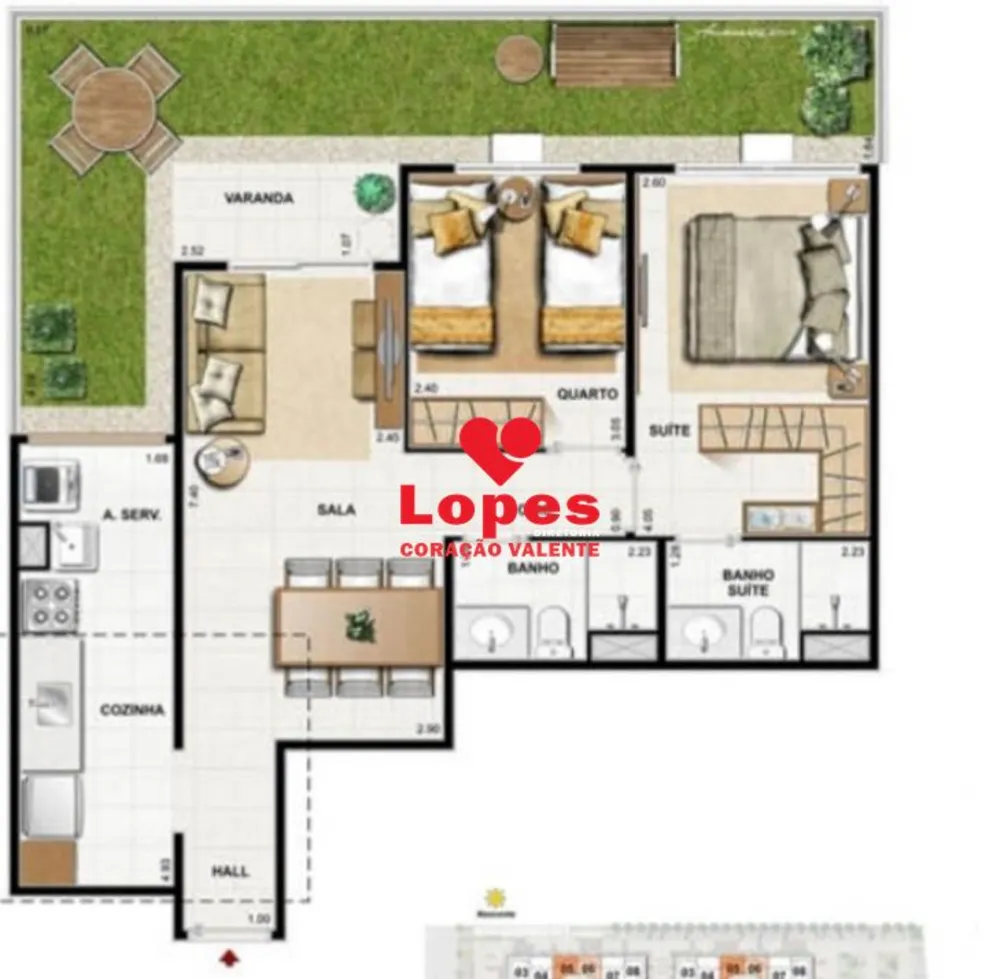 Apartamento, 2 quartos, 84 m² - Foto 8