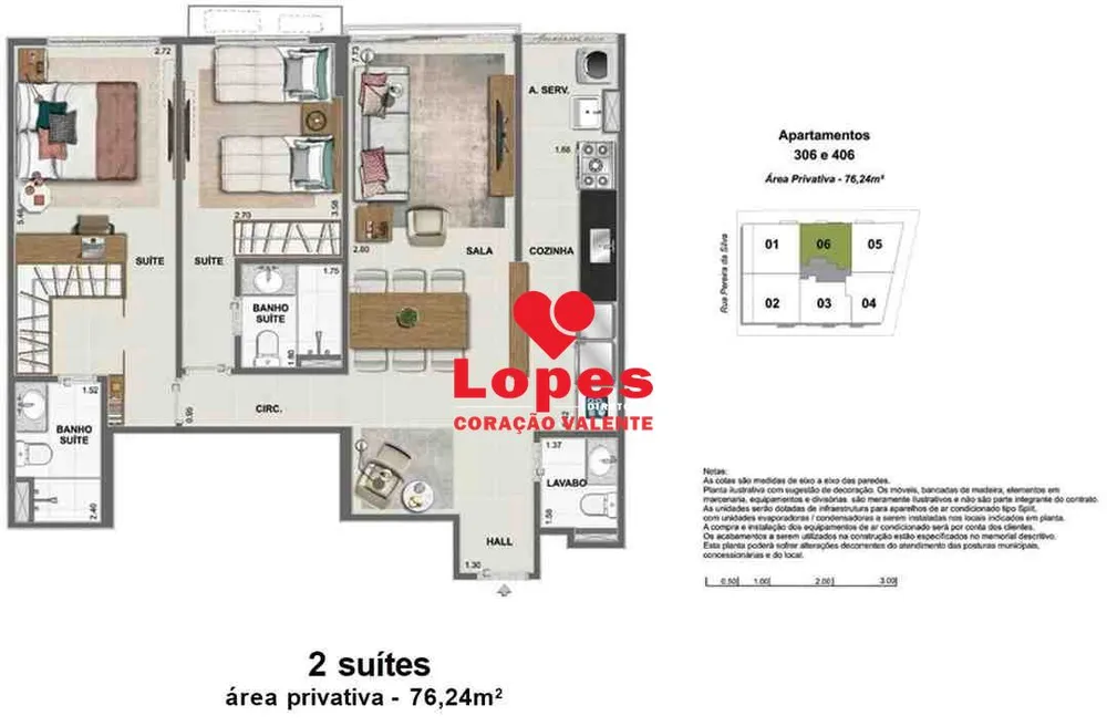 Apartamento, 2 quartos, 76 m² - Foto 12