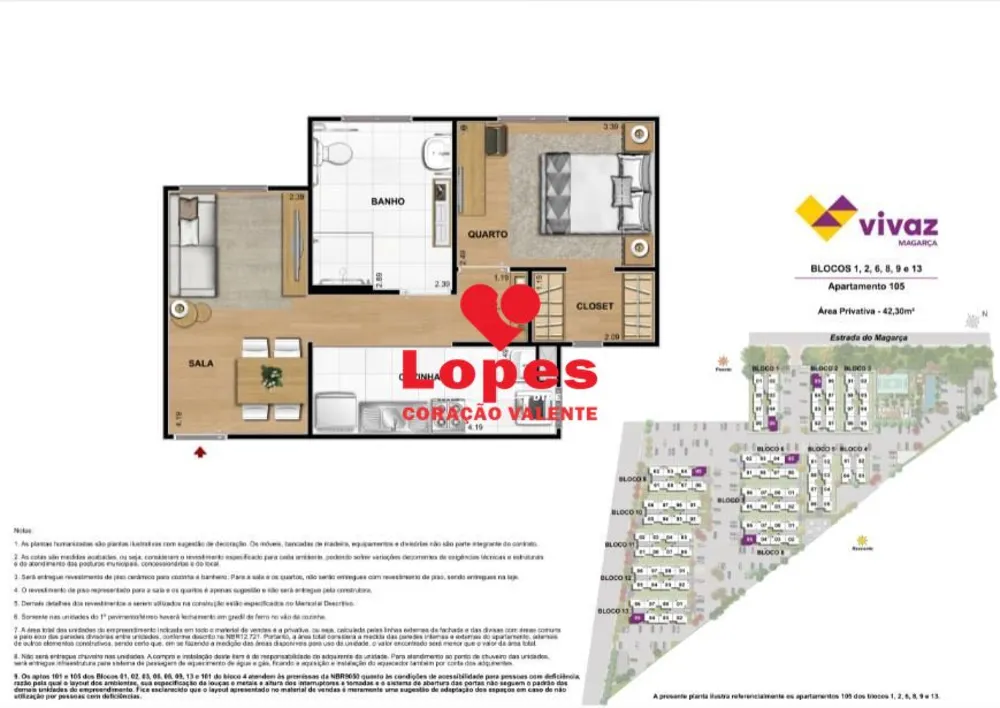 Apartamento, 2 quartos, 42 m² - Foto 1