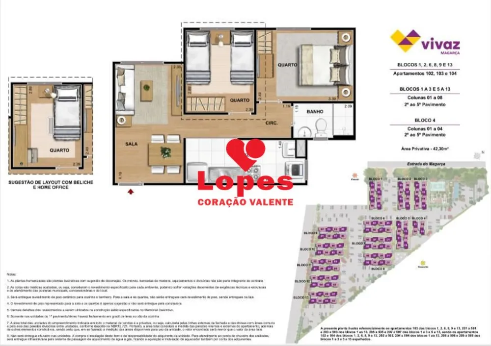 Apartamento, 2 quartos, 42 m² - Foto 2