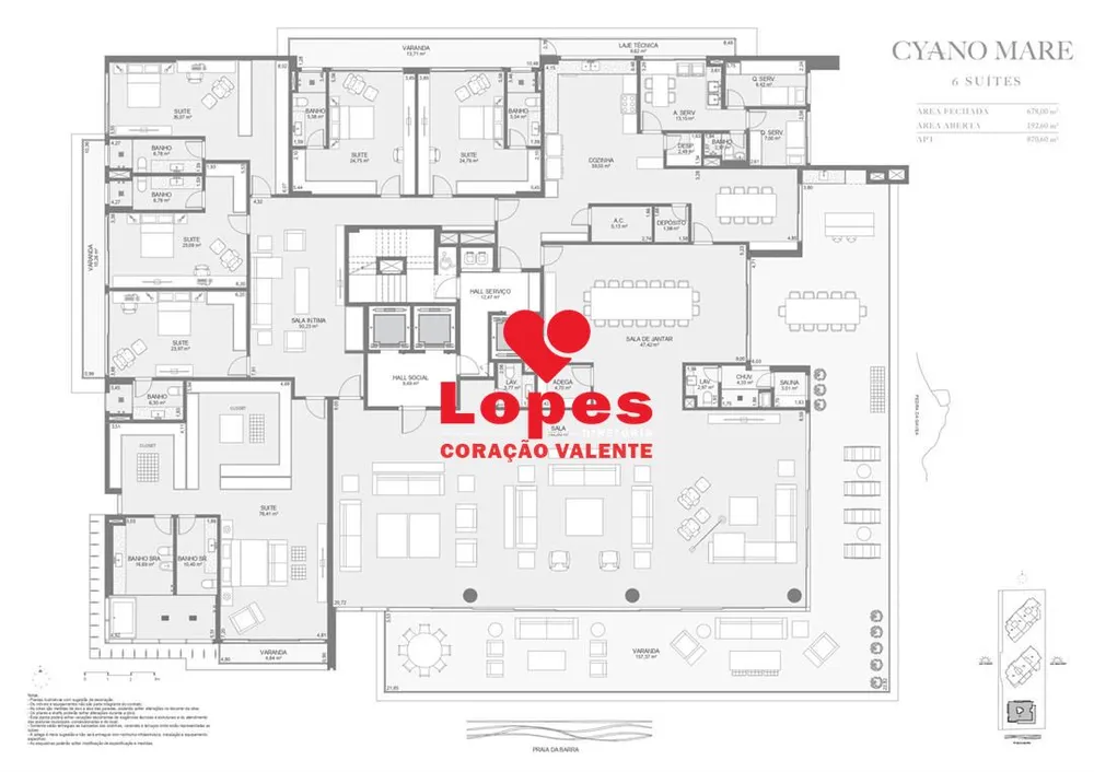 Apartamento, 6 quartos, 870 m² - Foto 4