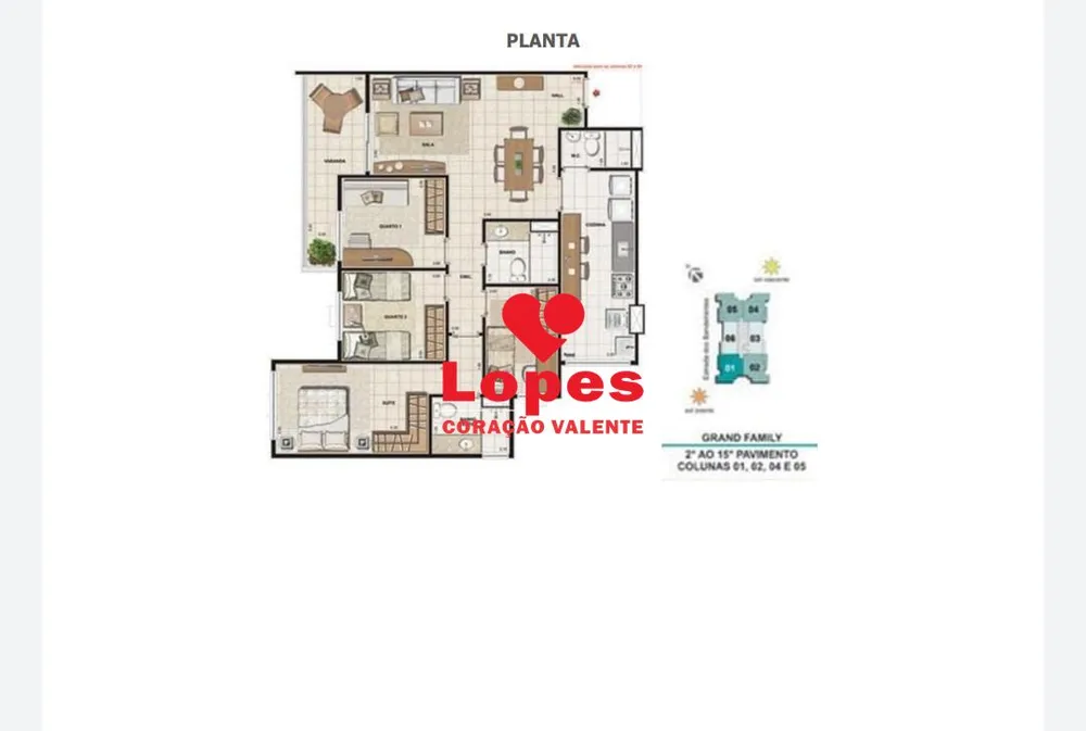 Apartamento, 4 quartos, 95 m² - Foto 2