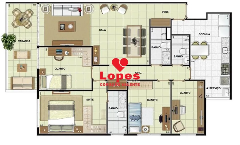 Apartamento, 4 quartos, 88 m² - Foto 11