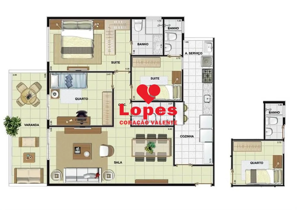Apartamento, 4 quartos, 88 m² - Foto 17